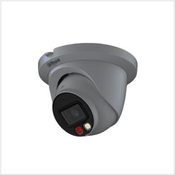 8MP IP Smart Dual-Illumination WizSense Fixed Turret Camera (Grey Housing), DH-IPC-HDW2849TM-S-IL-0280-G