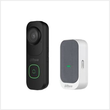 Dahua Wireless Black Doorbell Kit, DH-VDKP01-BG