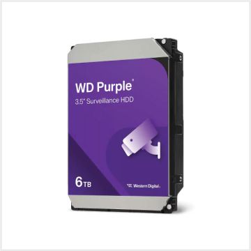 Western Digital Purple HDD 6TB, HDD-WD64PURZ