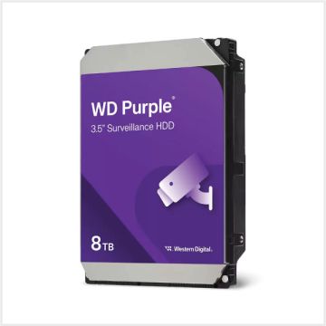 Western Digital Purple HDD - 8TB, HDD-WD85PURZ