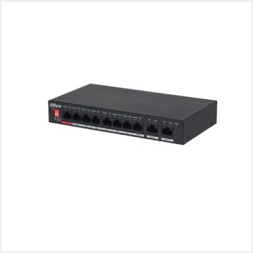 10-Port Unmanaged Desktop Switch with 8-Port PoE, PFS3010-8ET-96-V2