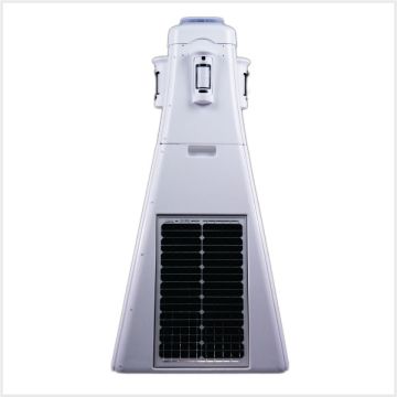 RapiDetect - Solar Power Ajax Rapid Deployable Tower with 360-Degree View (White), RAPIDETECT.41.PHOD-W