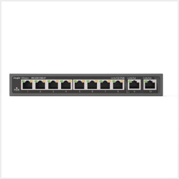 10-Port Unmanaged Desktop PoE Switch, RG-ES110D-P
