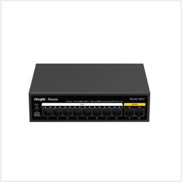10-Port 100Mbps Unmanaged PoE Switch, RG-ES110F-P