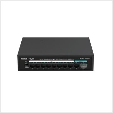 10-Port Gigabit Unmanaged PoE Switch, RG-ES110GS-P-L