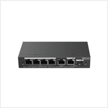 6-Port Gigabit Smart PoE Cloud-Managed Switch, RG-ES206GS-P