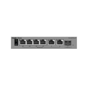 7-Port Gigabit Smart Cloud Managed PoE++ Switch, RG-ES207GS-HP