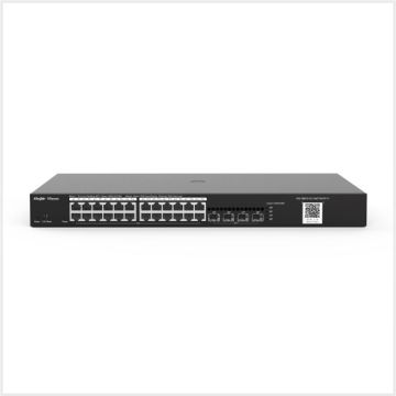24-Port Gigabit Layer 2 Managed PoE Switch, RG-NBS3100-24GT4SFP-P