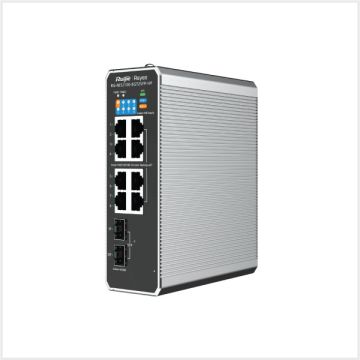 8-Port Gigabit Cloud-Managed Industrial Switch, RG-NIS2100-8GT2SFP-HP