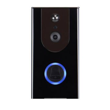Smart Wi-Fi Video Doorbell (Black), RING-WIFI-O