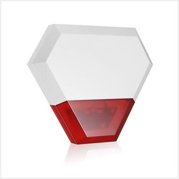 Wi-Fi Outdoor Strobe Warning Siren, QR-WIFI-EXT-WS