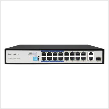 Titus 18-Port Fast PoE Switch, TD-POESWITCH-POE16