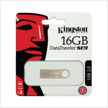 Kingston 16GB DataTraveler SE9 USB 2.0, USB-16GB