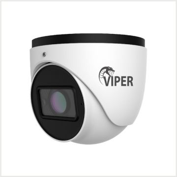 Viper 5MP Motorised HD Analogue Turret Camera (White), TURVIP-HD5-MW
