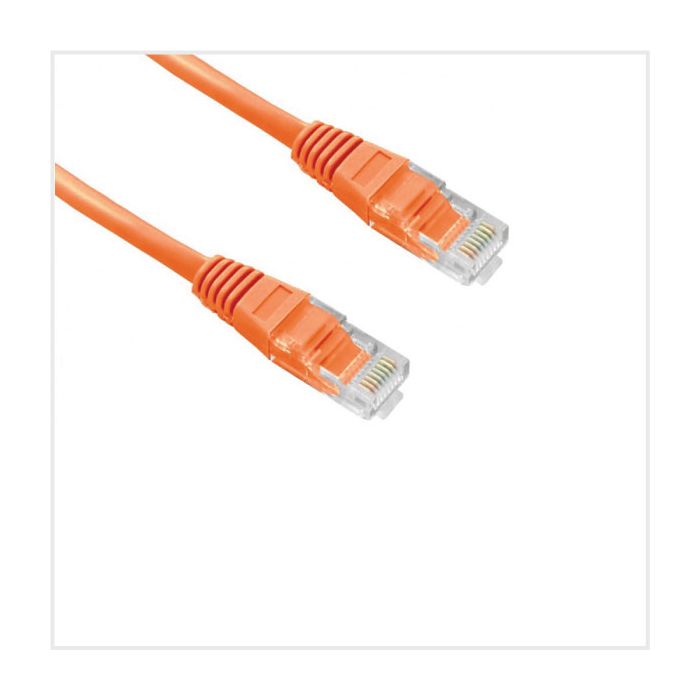 Connectix Cat6 0.5m Patch Lead Orange main product photo