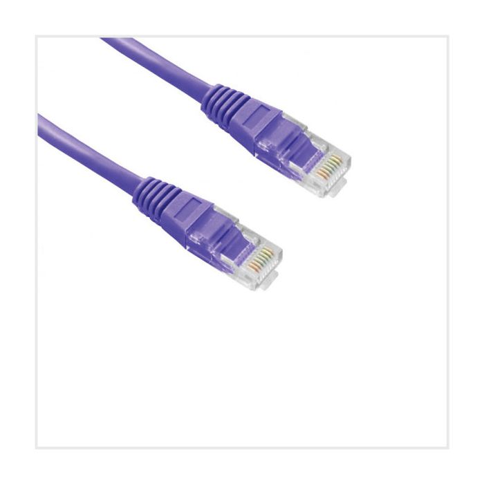Connectix Cat6 3m Patch Lead Purple main product photo
