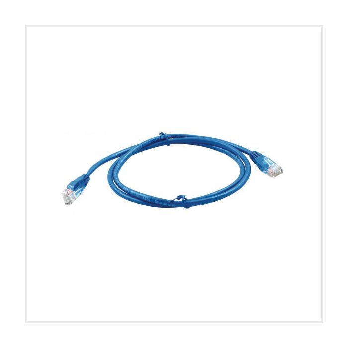 Connectix Cat5e 5m Booted Patch Lead Blue main product photo