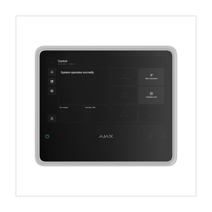 Ajax EN54 Fire Hub (CIE Touchscreen) main product photo