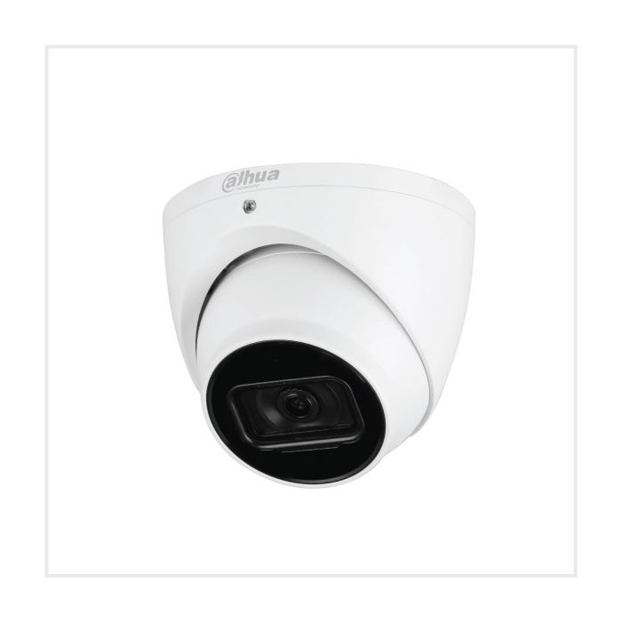 Dahua 8MP IR Fixed-focal Eyeball WizSense Network Camera White main product photo
