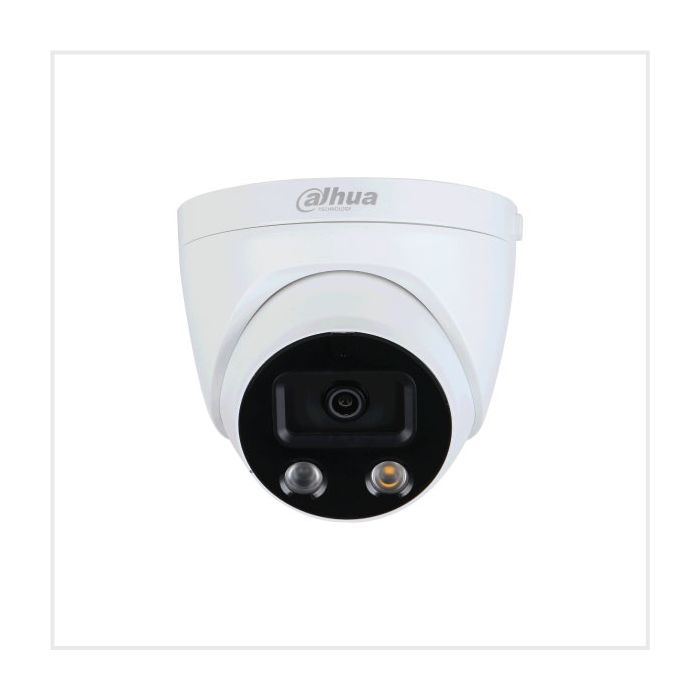Dahua 5MP WDR IR Starlight Fixed Lens WizMind Turret Network Camera (White) main product photo