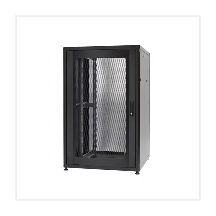 Connectix RackyRax Floor Standing Server Cabinet 27u Mesh Door main product photo