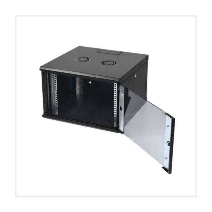 Connectix RackyRax Wall Mounting Cabinet 6U c/w Inset Glass Door main product photo