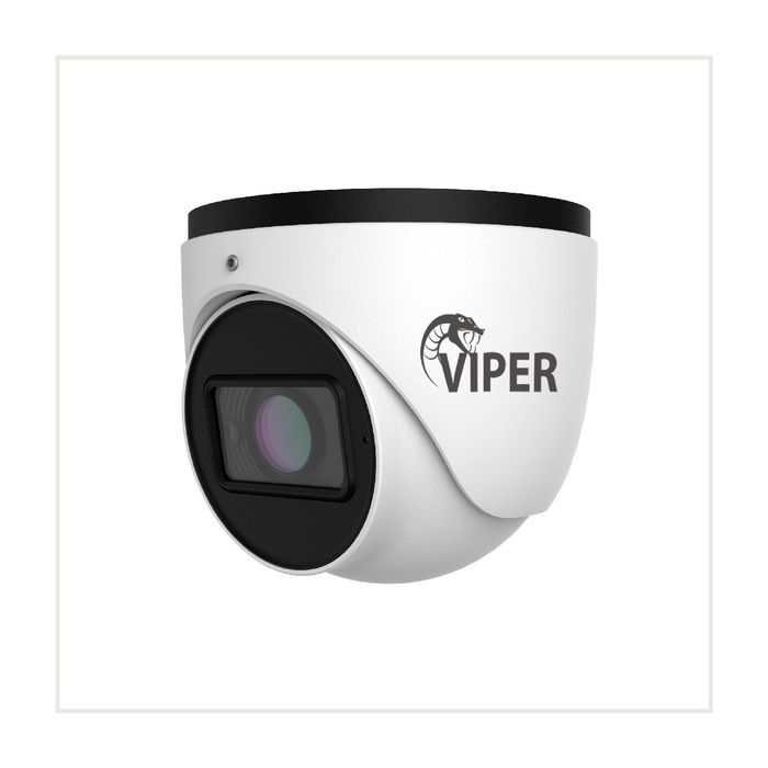 Viper 4K Motorised E3 Range AI Turret Camera (White) main product photo