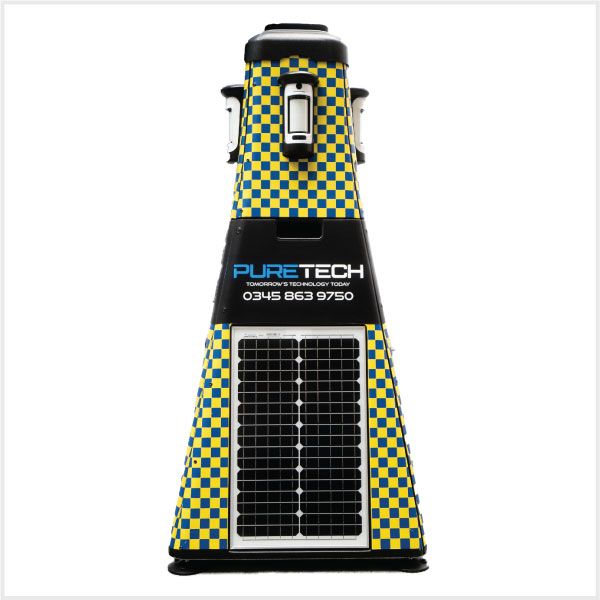 Solar Power AJAX Rapid Deployable Tower with 360-Degree View, RAPIDETECT.41