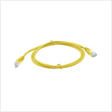 Connectix Cat5E 1m Booted Patch Lead Yellow, 003-3NB4-010-06C