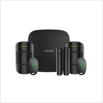 Ajax Hub Kit 2 Apartment with Key Fobs (Black), 23321.44.BL1