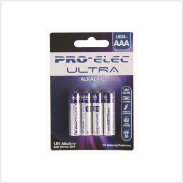 Ultra Alkaline AAA Batteries (4 Pack), BT05616
