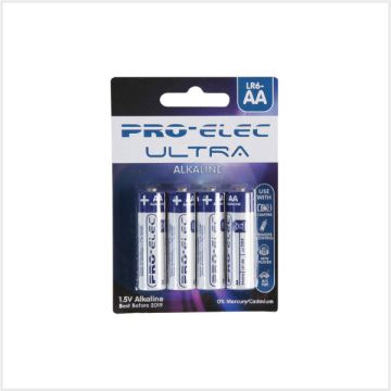 Ultra Alkaline AA Batteries (4 Pack), BT05617