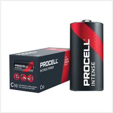 Procell Intense C Battery, Pack of 10, MN1400INTPX/10