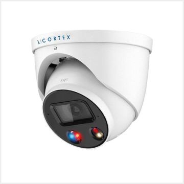 λ | Cortex 5MP AI Dual Illumination Active Deterrent Turret Cameras, CTX5C-IP-AD-TUR-S2