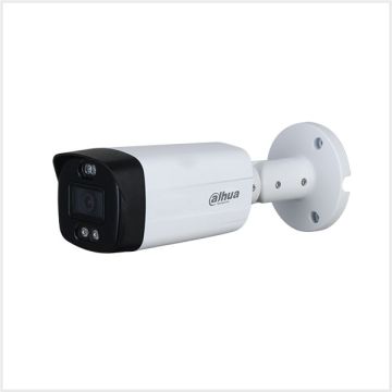 Dahua 5MP HDCVI Full-Color Active Deterrence Fixed Bullet Camera (White), ME1509THP-A-PV36B