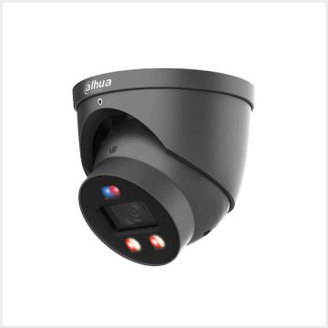 Dahua 8MP Smart Dual Light Active Deterrence Fixed-focal Eyeball WizSense TIOC Pro Network Camera Grey, DH-IPC-HDW3849HP-AS-PV-0280B-PRO-G