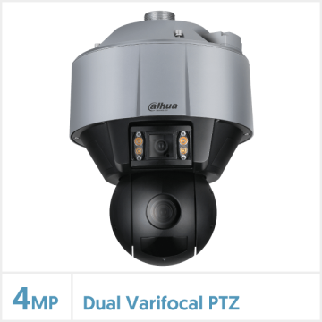 Dahua 4MP Starlight IR WizMind Network Dual PTZ Camera, DH-SDT5X405-4F-0600-WA