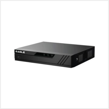 Eagle 4 Channel Compact 4PoE WizSense NVR with 8TB, EAG-NVR-4K2-2AI-4-8TB