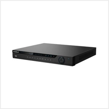 Eagle 16 Channel 4K 16PoE NVR with 1TB Storage, EAG-NVR-4K2-2AI-16-1TB