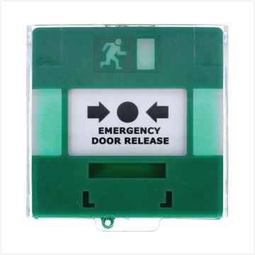 CDVI Triple-Pole Resettable Emergency Door Release with Light And Sounder, EM301-LS