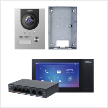 Dahua Surface Mounted Intercom Kit, KTP01-S-B