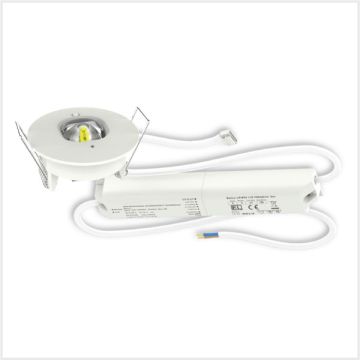 Emergency Mini Downlight (Self Test, Open Lens), PTMINISPOT-1W-OL/ST