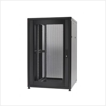 Connectix RackyRax Floor Standing Server Cabinet 42u Mesh Door, RR-F6-42-M