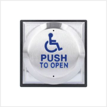 CDVI Large All-Active Wheelchair Logo & Push To Open Exit Button, Surface Mount, RTE-PTOD